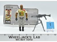 Roadblock #1 V1 100% Complete 1986 GI Joe ARAH Hasbro Vintage Action Figure