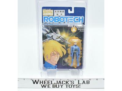 Roy Fokker NEW W CASE Robotech Harmony Gold 1985 Matchbox Vintage Action Figure