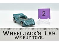 McLaren M6A #2 Aqua 1969 Redline Hot Wheels Mattel Vintage RL
