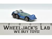 Six Shooter Blue 1971 Redline Hot Wheels Mattel Vintage RL