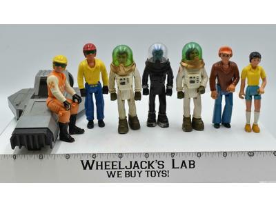 Lot of 7 Adventure People 1978 Fisher Price Vintage Action Figures &amp; Vehicle
