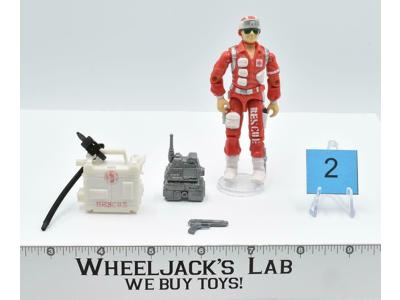 Lifeline #2 V1 100% Complete 1986 GI Joe ARAH Vintage Hasbro Action Figure