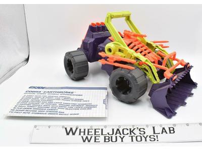 Earthquake 100% Complete 1992 G.I. Joe Vitnage Hasbro Action Figure Vehicle