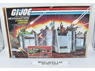 Headquarters Command Center With Box NO REPRO GI Joe 1983 Hasbro Playset Vintage