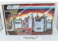 Headquarters Command Center With Box NO REPRO GI Joe 1983 Hasbro Playset Vintage