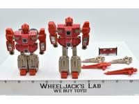 Fastlane &amp; Cloudraker 100% Complete Vintage 1987 G1 Transformers Action Figure