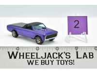 Custom Fleetside #2 Purple 1968 Redline Hot Wheels Mattel Vintage RL