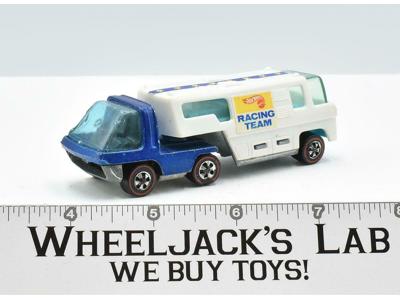 The Heavyweights Team Trailer Blue 1969 Redline Hot Wheels Mattel Vintage