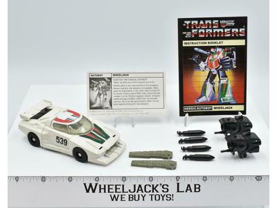 Wheeljack 100% Complete MAIL AWAY 1982 Vintage G1 Transformers Figure