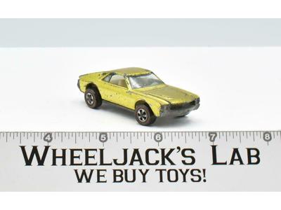 Custom AMX Yellow 1969 Redline Hot Wheels Mattel Vintage RL