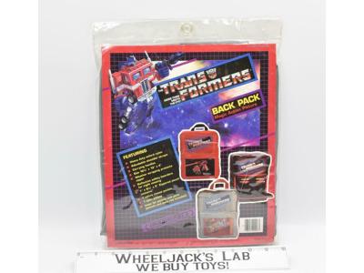 Back Pack Optimus Prime 10.5 x 13 x 4 NEW G1 Transformers Imaginings 3 1985