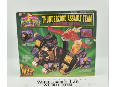 Thunderzord Assault Team Mighty Morphin Power Rangers 1994 Bandai Complete W/Box