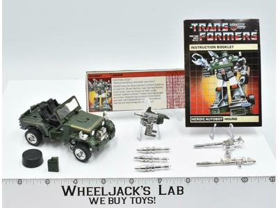 Hound 100% Complete 1984 Pre-Rub Vintage Hasbro G1 Transformers Jeep
