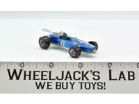 Brabham-Repco F-1 Blue 1969 Hot Wheels Mattel Vintage Redline RL