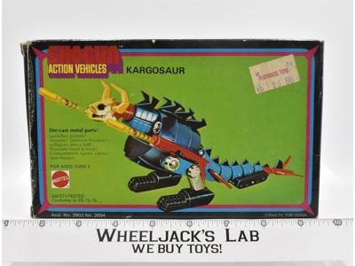 Kargosaur Die-Cast 100% Complete W/Box Shogun Vehicles 1978 Mattel Vintage