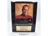 Benjamin Sisko Star Trek Limited Edition AUTOGRAPHED Plaque #87 of 2500