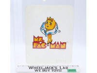Ms. Pac-Man w/ Fur Screenprint Sample Transfer 1982 Bally Midway Mfg Co. Vintage