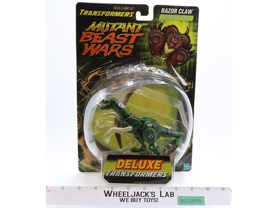 Razor Claw COMPLETE W/Card Mutant Deluxe Transformers Beast Wars 1999 Hasbro NM