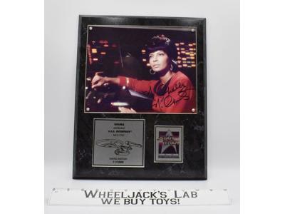 Nyota Uhura Star Trek Original Series AUTOGRAPHED Plaque 11/2500