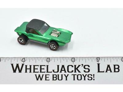 Python Green 1968 Redline Hot Wheels Mattel Vintage RL
