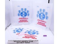 Lot of 3 Radio Shack Store Plastic Shopping Bags Vintage