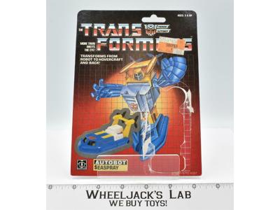 Seaspray Cardback 1985 Vintage Hasbro G1 Transformers Action Figure