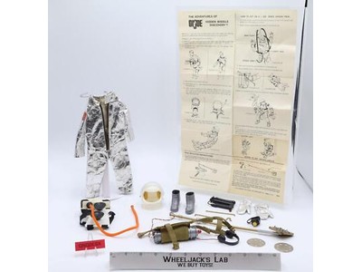 Astronaut Hidden Missile Discovery G.I. Joe Hasbro 1970 Vintage 12" COMPLETE HTF