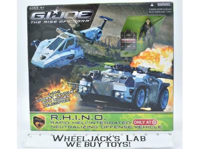 Rhino W/Rampage G.I Joe Rise of Cobra Target Exclusive 2009 Hasbro SEALED MISB