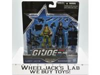 Lady Jaye vs Baroness G.I. Joe 50th Anniversary 2014 Hasbro NEW MOSC SEALED