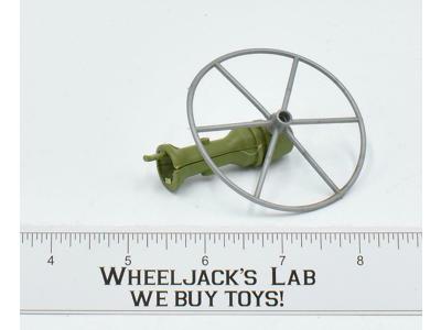 USS Flagg Aircraft Steering Wheel Helm NO REPRO 1985 GI Joe Vintage