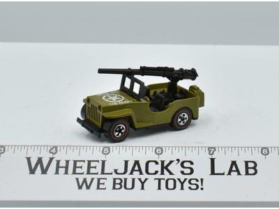 U.S. Army Gunslinger Hot Wheels Redline 1970 Vintage Hong Kong