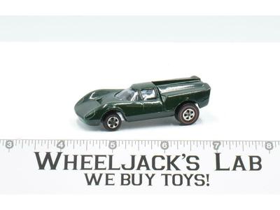 Lola GT70 Dark Green 1969 Redline Hot Wheels Mattel Vintage RL