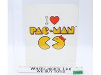 Pac-Man & Ms. Pac-Man Screenprint Sample Transfer 1980s Bally Midway Mfg Co. Vtg