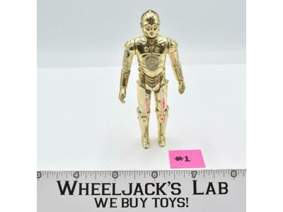 C-3PO #1 DARK GOLD 100% Complete Star Wars 1977 Vintage Kenner No Repro