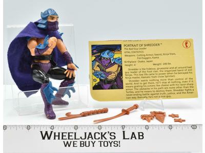 Shredder SOFT HEAD 100% Complete Teenage Mutant Ninja Turtle 1988 Playmates