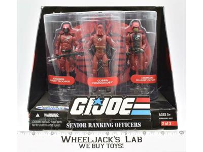 Senior Ranking Officers G.I Joe Toys R Us Exclusive 2007 Hasbro SEALED MISB