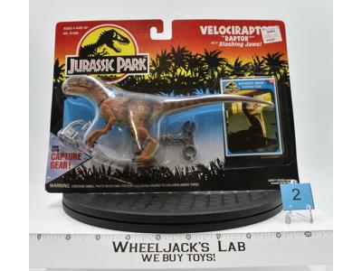 Velociraptor W/Capture Gear #2 Jurassic Park 1993 Kenner NEW MOSC SEALED