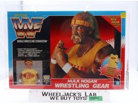 Hulk Hogan Wrestling Gear HIGHEST GRADED AFA 80 SEALED WWF Wrestling 1991 Hasbro