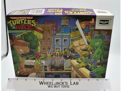 Rooftop Teenage Mutant Ninja Turtles 1987 Rose Art 100 Piece Jigsaw Puzzle