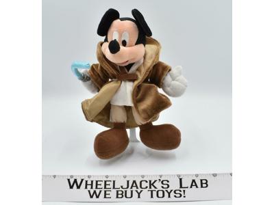 Mickey Mouse Jedi Luke Skywalker Star Wars Disneyland Disney Parks 10” Plush