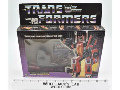 Thrust MIB 100% Complete 1985 Vintage G1 Transformers Action Figure