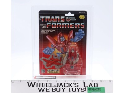 Powerglide AFA GRADED 75+ 75/75/90 G1 Transformers 1985 Hasbro Figure NEW SEALED