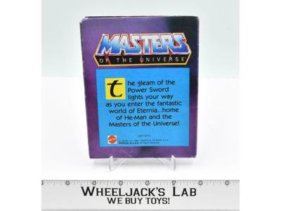 Figure Reference Poster 21x16 MOTU Masters of the Universe 1985 Mattel Vintage