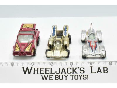 Lot of 3 Fast 111's Race Cars Vintage 1980s Kenner Diecast Vehicles