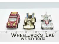 Lot of 3 Fast 111's Race Cars Vintage 1980s Kenner Diecast Vehicles