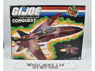 Python Conquest X-30 Jet MIB 100% Complete 1989 GI Joe Vintage Vehicle Hasbro