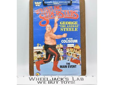 George "The Animal" Steele Original Poster 1985 WWF LJN Wrestling Vintage