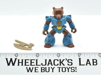 Battle Beasts Grizzly Bear #11 100% Complete Action Figure Vintage 1986 Hasbro