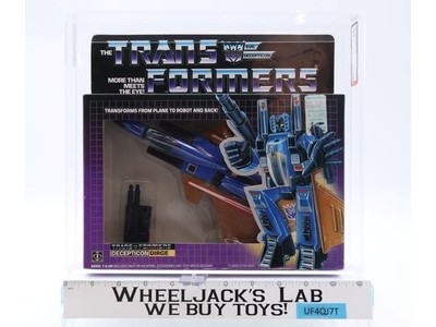 Dirge AFA GRADED 75+ 75/85/90 G1 Transformers 1985 Hasbro Figure NEW SEALED