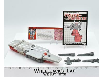 Broadside 100% Complete 1986 Vintage Hasbro G1 Transformers Action Figure